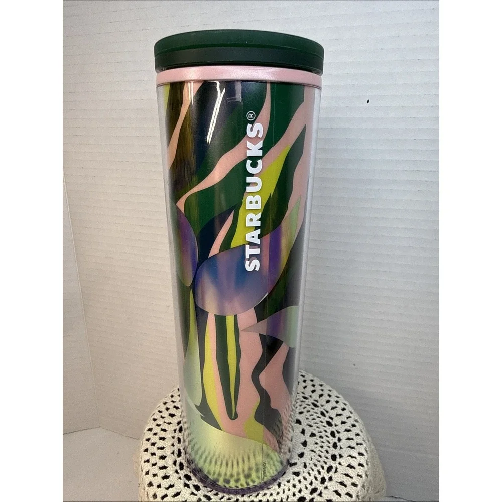 NEW Starbucks 2024 Spring Anniversary Siren Mermaid Bottle 16oz Tumbler